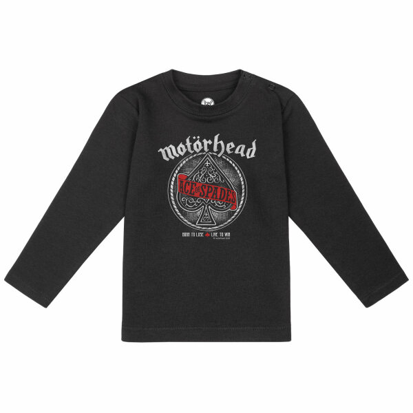 Motörhead (Red Banner) - Baby Longsleeve, schwarz, mehrfarbig, 80/86