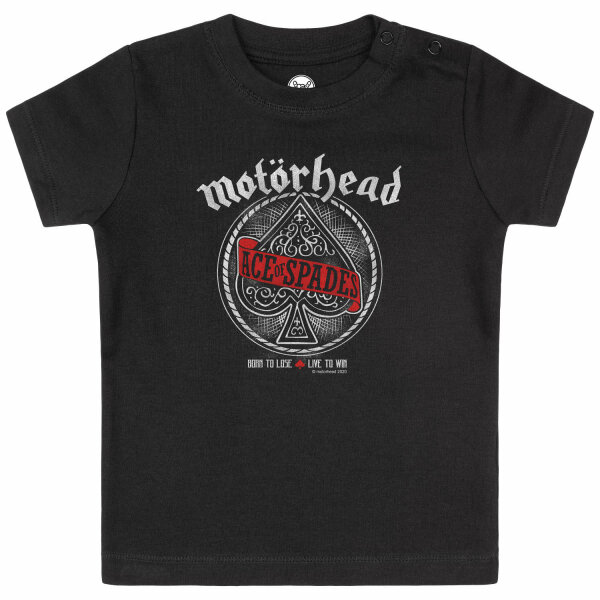 Motörhead (Red Banner) - Baby T-Shirt, schwarz, mehrfarbig, 56/62