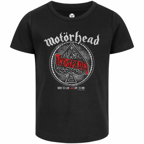 Motörhead (Red Banner) - Girly Shirt, schwarz, mehrfarbig, 116