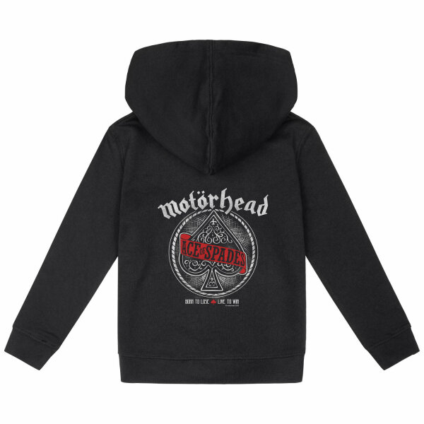 Motörhead (Red Banner) - Kids zip-hoody, black, multicolour, 152