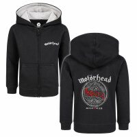 Motörhead (Red Banner) - Kids zip-hoody, black,...