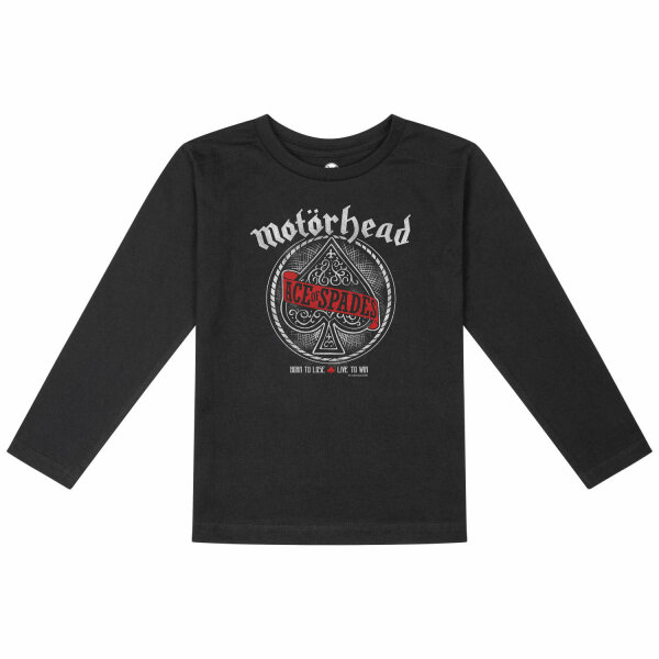 Motörhead (Red Banner) - Kinder Longsleeve, schwarz, mehrfarbig, 116