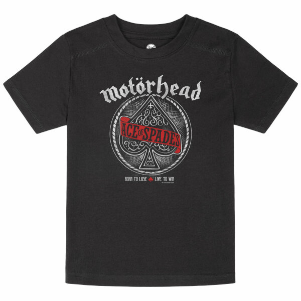 Motörhead (Red Banner) - Kinder T-Shirt, schwarz, mehrfarbig, 104