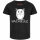 Nachteule - Girly shirt, black, white, 116