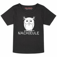 Nachteule - Girly shirt, black, white, 164