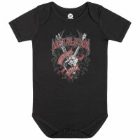 Never too young to rock - Baby bodysuit - black -...