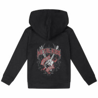 Never too young to rock - Kids zip-hoody - black - multicolour - 116