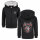 Never too young to rock - Kinder Kapuzenjacke - schwarz - mehrfarbig - 116