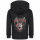 Never too young to rock - Kinder Kapuzenjacke - schwarz - mehrfarbig - 116