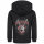 Never too young to rock - Kids zip-hoody - black - multicolour - 128