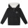 Never too young to rock - Kinder Kapuzenjacke - schwarz - mehrfarbig - 128