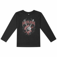 Never too young to rock - Kids longsleeve - black - multicolour - 104