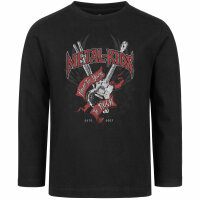 Never too young to rock - Kids longsleeve - black -...