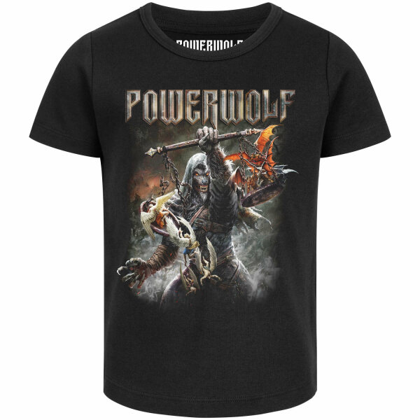 Powerwolf (Call of the Wild) - Girly Shirt, schwarz, mehrfarbig, 116