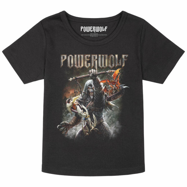 Powerwolf (Call of the Wild) - Girly Shirt, schwarz, mehrfarbig, 140