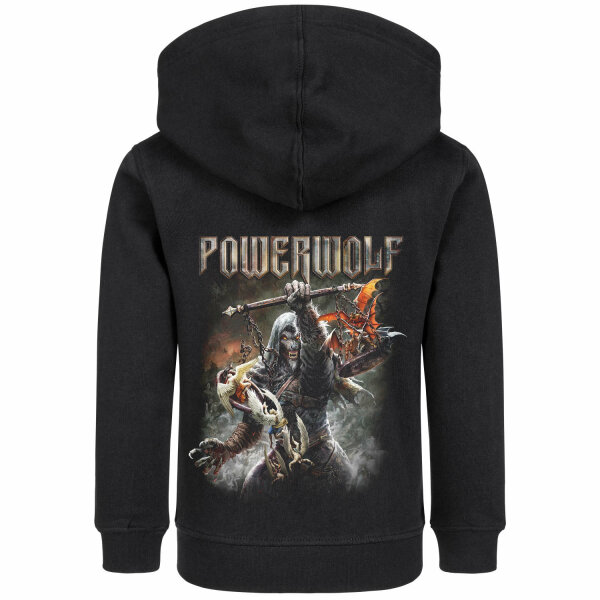 Powerwolf (Call of the Wild) - Kinder Kapuzenjacke, schwarz, mehrfarbig, 104