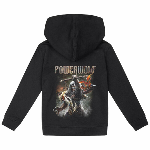 Powerwolf (Call of the Wild) - Kinder Kapuzenjacke, schwarz, mehrfarbig, 104