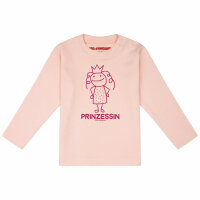 Prinzessin - Baby Longsleeve - hellrosa - pink - 56/62