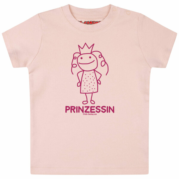 Prinzessin - Baby T-Shirt, hellrosa, pink, 68/74