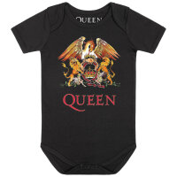 Queen (Crest) - Baby Body - schwarz - mehrfarbig - 68/74
