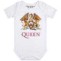 Queen (Crest) - Baby bodysuit, white, multicolour, 80/86