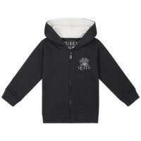 Queen (Crest) - Baby zip-hoody, black, multicolour, 80/86