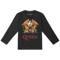 Queen (Crest) - Baby longsleeve - black - multicolour -...