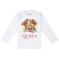 Queen (Crest) - Baby Longsleeve - weiß - mehrfarbig...