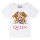 Queen (Crest) - Girly Shirt, weiß, mehrfarbig, 152