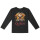 Queen (Crest) - Kinder Longsleeve, schwarz, mehrfarbig, 116