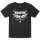 rock star - Kids t-shirt, black, white, 164