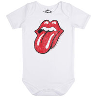 Rolling Stones (Tongue) - Baby bodysuit, white,...