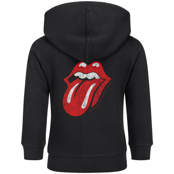 Rolling Stones (Tongue) - Baby Kapuzenjacke, schwarz, mehrfarbig, 56/62