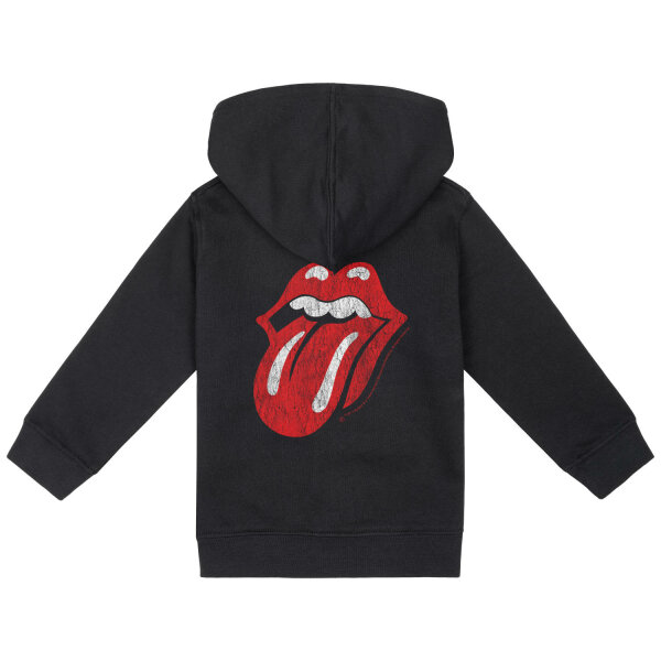 Rolling Stones (Tongue) - Baby Kapuzenjacke, schwarz, mehrfarbig, 56/62