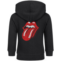 Rolling Stones (Tongue) - Baby Kapuzenjacke, schwarz, mehrfarbig, 56/62