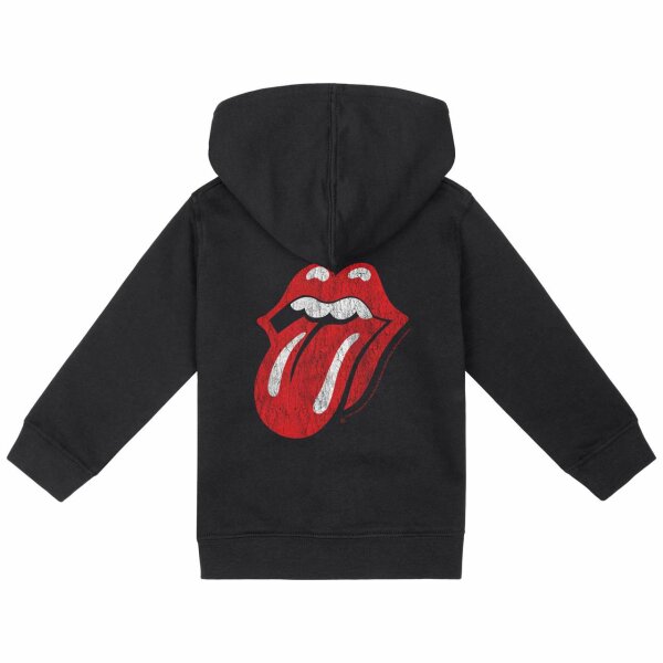 Rolling Stones (Tongue) - Baby Kapuzenjacke, schwarz, mehrfarbig, 80/86