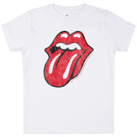Rolling Stones (Tongue) - Baby T-Shirt, weiß,...