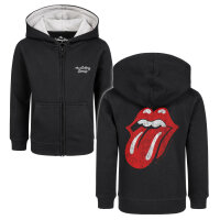 Rolling Stones (Tongue) - Kinder Kapuzenjacke - schwarz -...