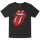 Rolling Stones (Tongue) - Kinder T-Shirt, schwarz, mehrfarbig, 104