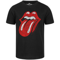 Rolling Stones (Tongue) - Kids t-shirt, black, multicolour, 128