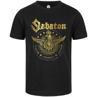 Sabaton (Wings of Glory) - Kinder T-Shirt, schwarz, mehrfarbig, 116