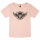 Youth gone wild - Girly shirt, pale pink, black, 128