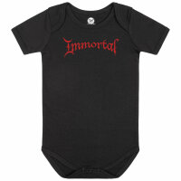 Immortal (Logo) - Baby Body, schwarz, rot, 80/86