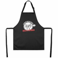 Hells Kitchen - Kids apron, black, red/white, 104