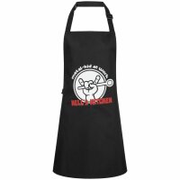 Hells Kitchen - Kids apron, black, red/white, 104