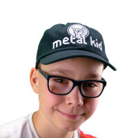 metal-kid - Basecap - schwarz - weiß - one size