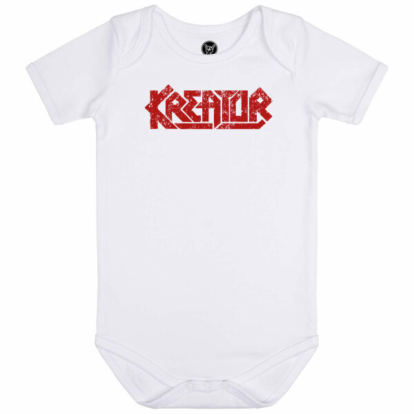 Kreator (Logo) - Baby Body, weiß, rot, 56/62