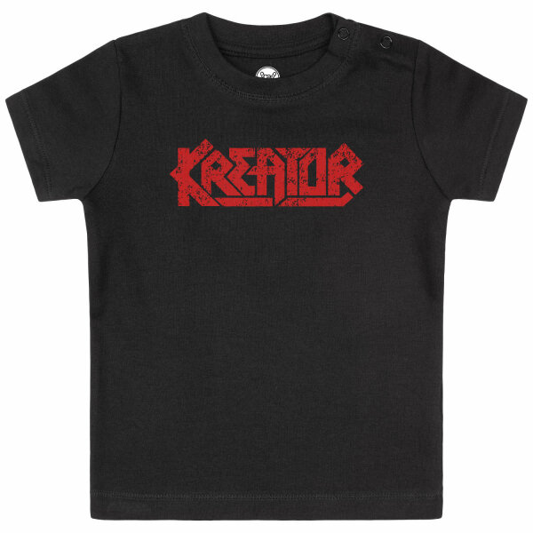 Kreator (Logo) - Baby T-Shirt, schwarz, rot, 68/74