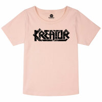 Kreator (Logo) - Girly shirt, pale pink, black, 104