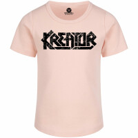 Kreator (Logo) - Girly Shirt, hellrosa, schwarz, 116